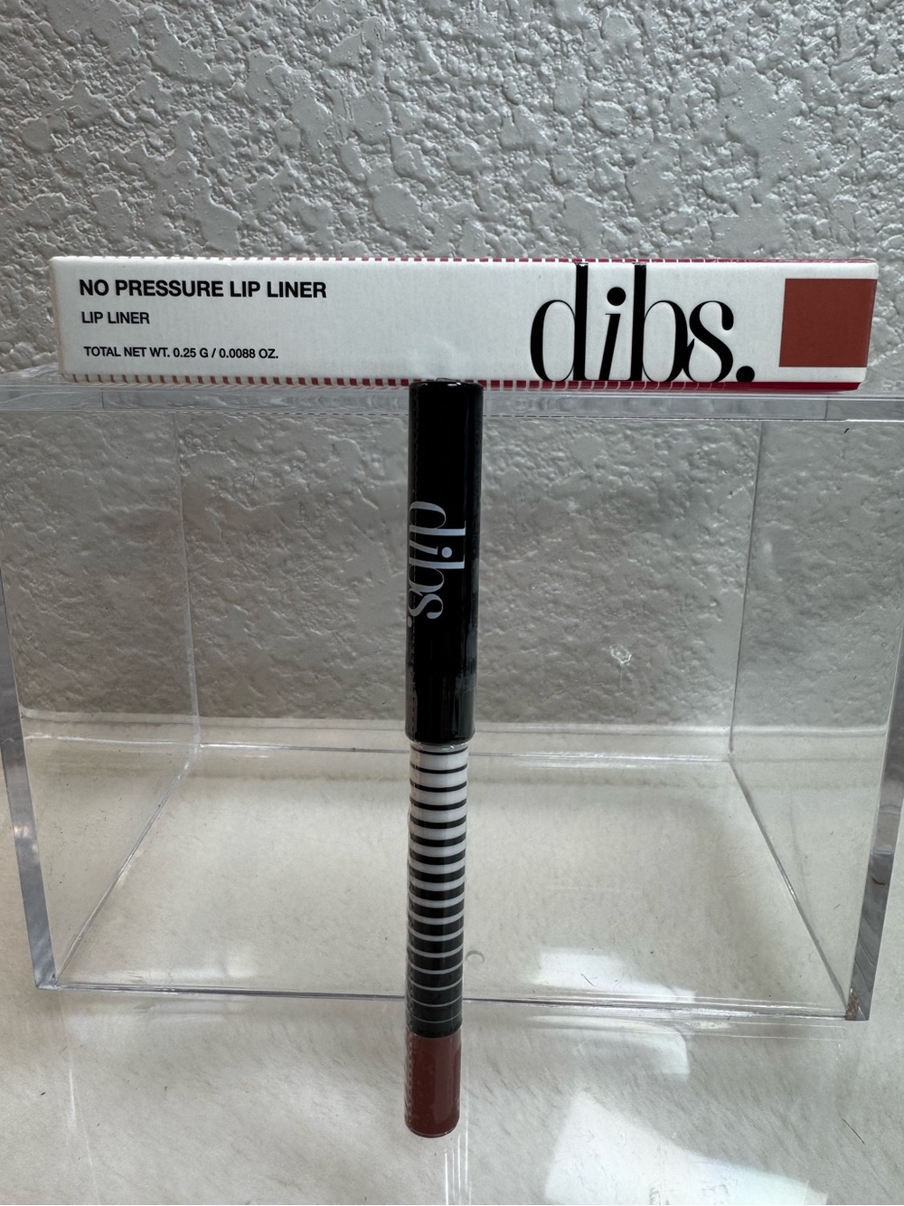 NIB DIBS Beauty No Pressure Lip Liner Shade 2 Excuse My French Longwear